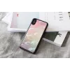 iKins Water Flower Hülle für iPhone XS/X, Schwarz, K1690J