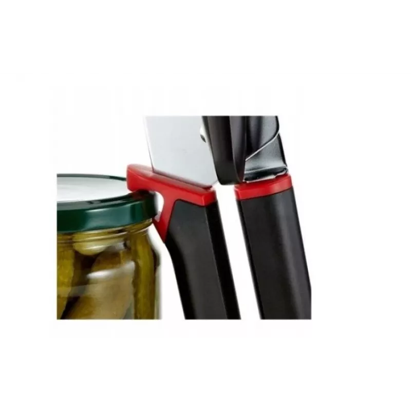 Tefal Ingenio K20705 Multi-Öffner, Dosenöffner, Edelstahl, schwarz/rot