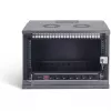 DIGITUS SOHO Pro DN-49203-SET 19" 7HE Wandmontage-Netzwerk-Set mit Zubehör, 540 x 400 mm, schwarz