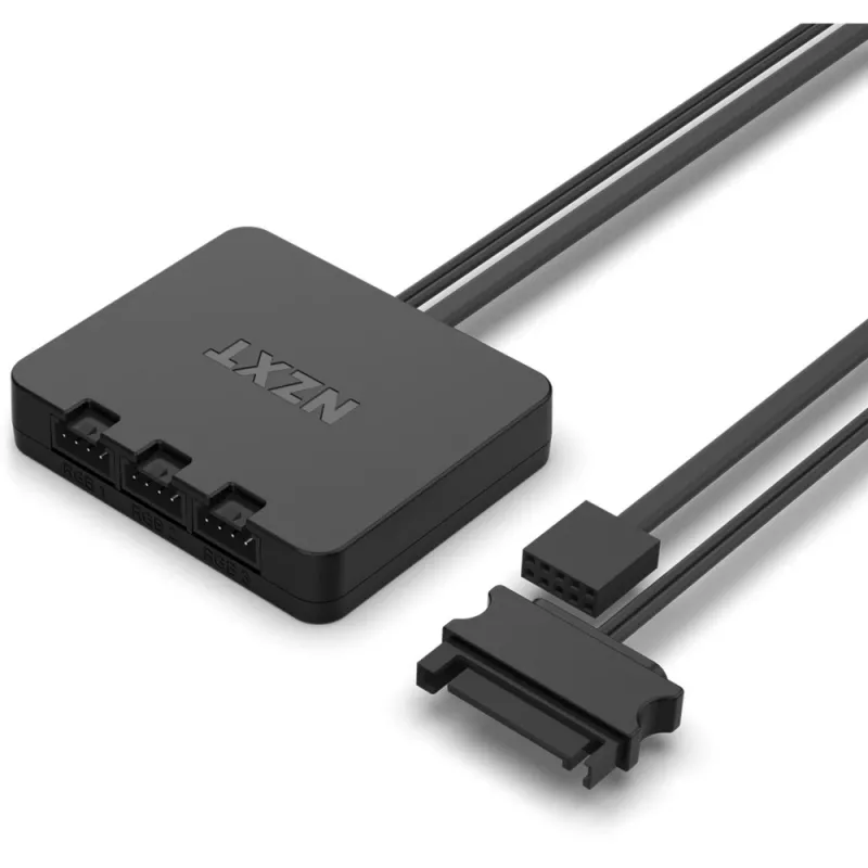 NZXT F120 RGB 120mm ARGB Gehäuselüfter Dreierpack - Schwarz