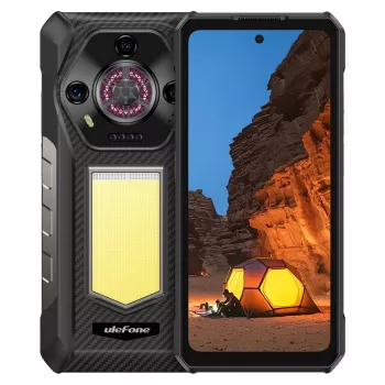 Rugged-Smartphone UleFone Armor 30 4G mit Helio, 12 GB RAM, 512 GB Speicher, Schwarz, Energieklasse A