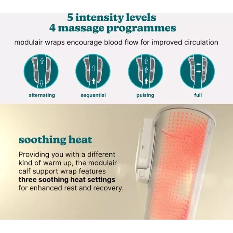 Wadenbandage HoMedics SR-CMXCE10HBND modulares Kompressionssystem mit Steuergerät