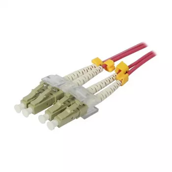 LWL-2-Fiber-Patchk. 10mtr.LC-LC - 50/125um - OM4 - AD=2mm - Synergy 21