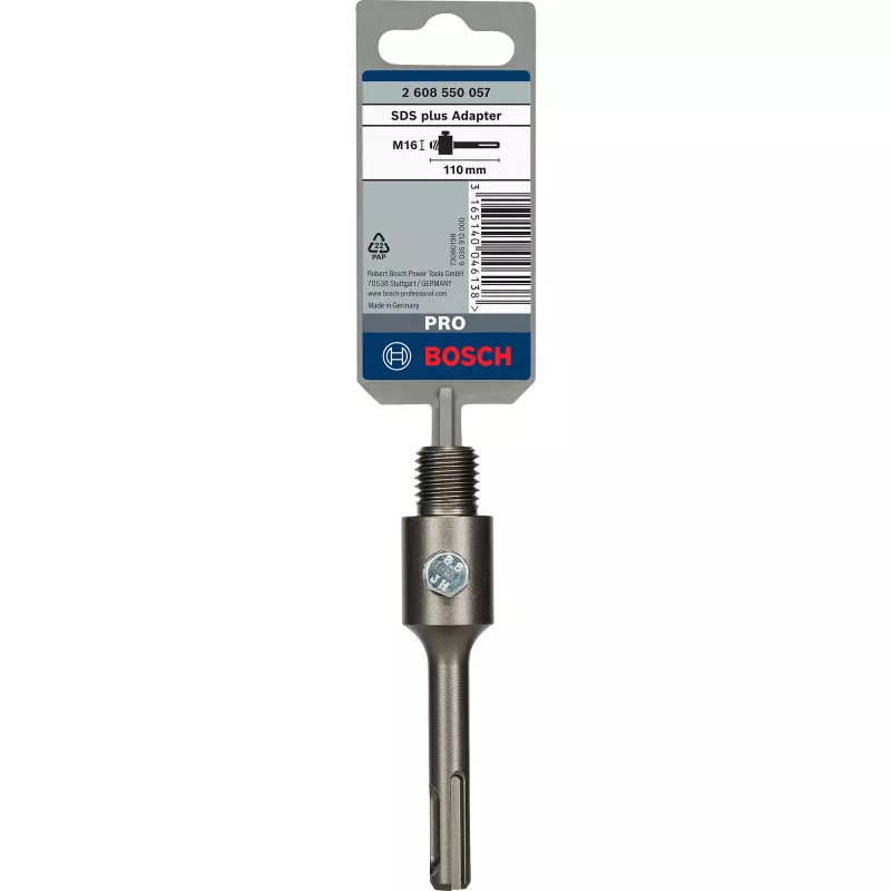 Bosch SDS-plus Aufnahmeschaft für M16-Bohrkronen, 105 mm