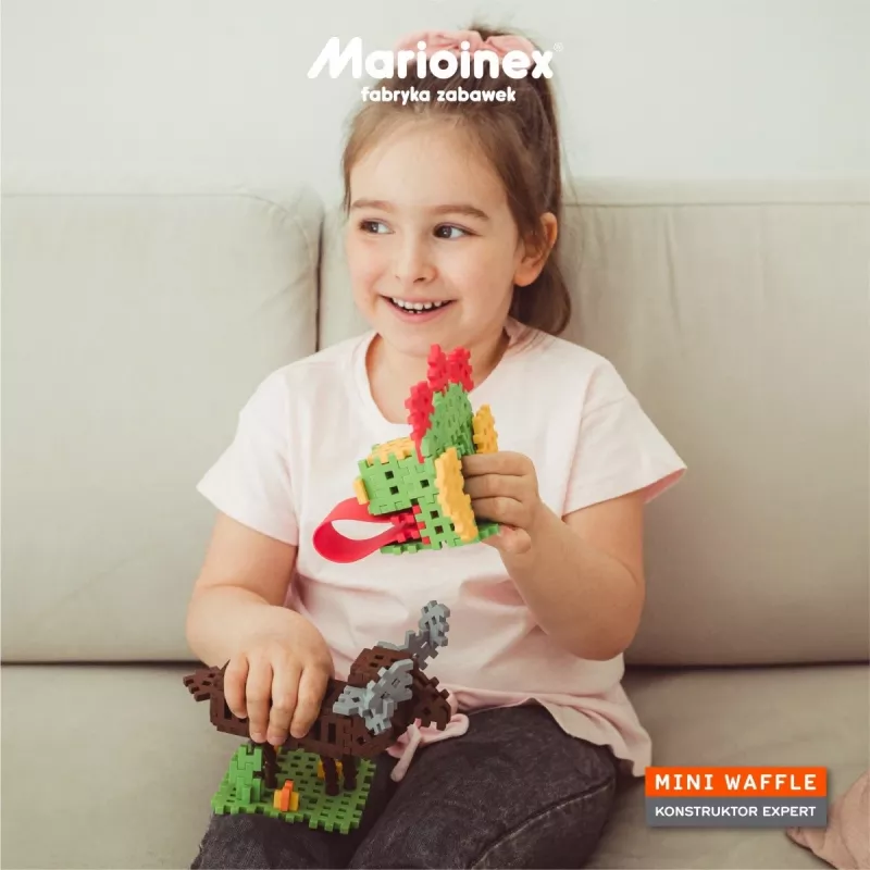 Marioinex Mini Waffle Bausteine Constructor Expert, 501 Teile