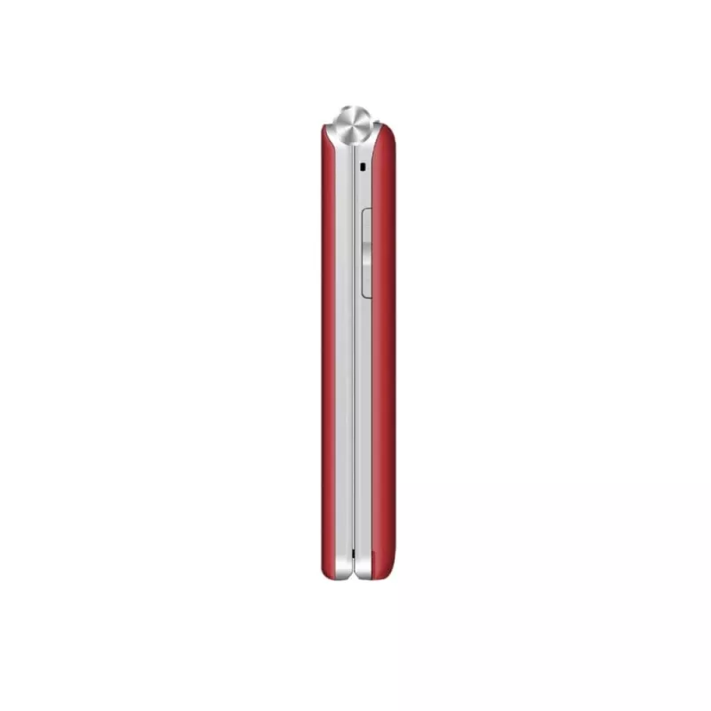 Maxcom MM835L 4G Klapphandy, Dual-SIM, 3,5 Zoll (8,89 cm), USB-C, rot