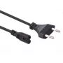 Maclean MCTV-809 Netzkabel EU-Stecker auf Figure-8 (C7), 1,5 m
