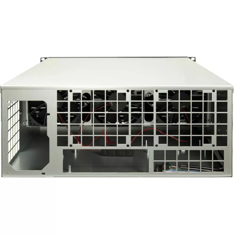 Computergehäuse Inter-Tech 88887236 Rack Schwarz, Grau