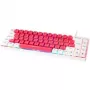 GAMIAC TKL69G SF Gaming Tastatur, Kailh Blau - weiß/rot