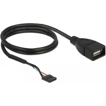 USB-Kabel DeLOCK 85671 0,6 m Schwarz