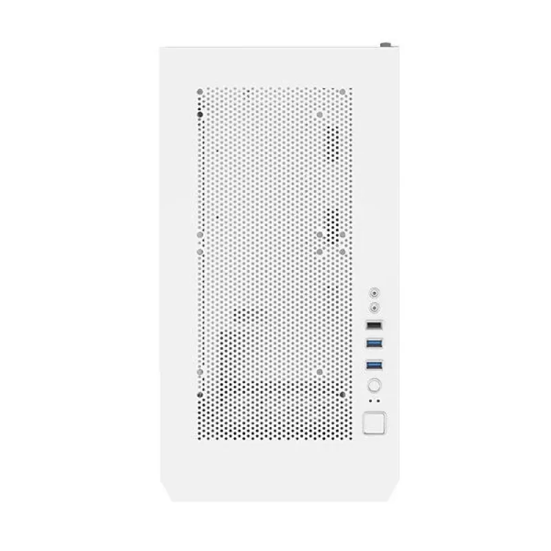 Montech AIR 100 ARGB MICRO-ATX-Tower mit vier vorinstallierten ARGB-Lüftern, ultra-minimalistischem Design, feinem Mesh-Frontpanel, hohem Luftstrom, einzigartiger Seite