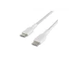 Belkin BOOST CHARGE - USB-Kabel - 24-polig USB-C (M) zu 24-polig USB-C (M) - USB 2.0 - 2 m - Weiß