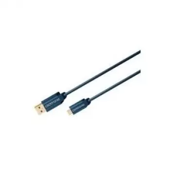 ClickTronic 1,8 m USB 2.0 A-Mini-B m/m 1,8 m USB A Mini-USB B Blaues USB-Kabel (70127)
