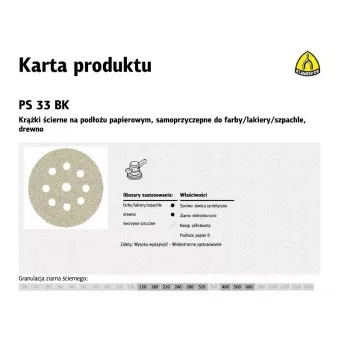K.PUCK 225 PS33BK gr.150 OTW. GLS38 /50 Stk.
