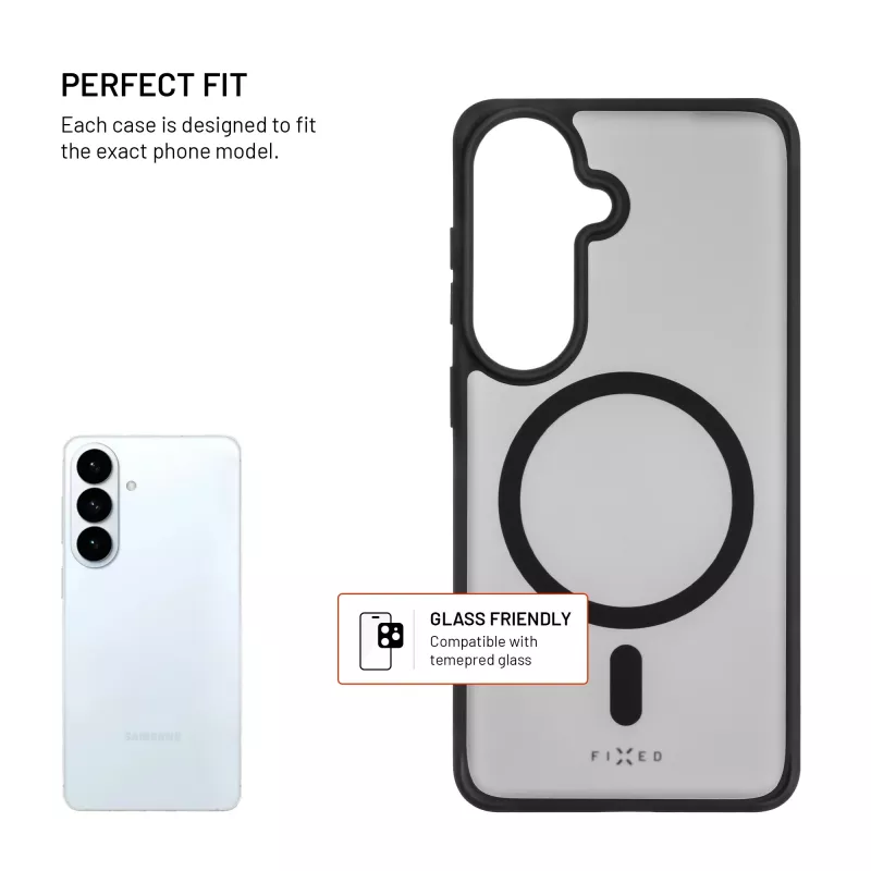 Fixed MagMisty | Backcover | Samsung | Galaxy S26 | Polycarbonat/TPU | Schwarz