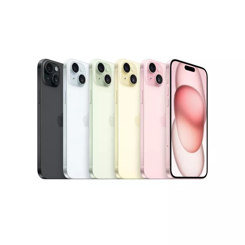 Refurbished Smartphone RENEWED iPhone 15 Plus 128 GB Schwarz — 6,7 Zoll Super Retina XDR, A16, 5G, IP68