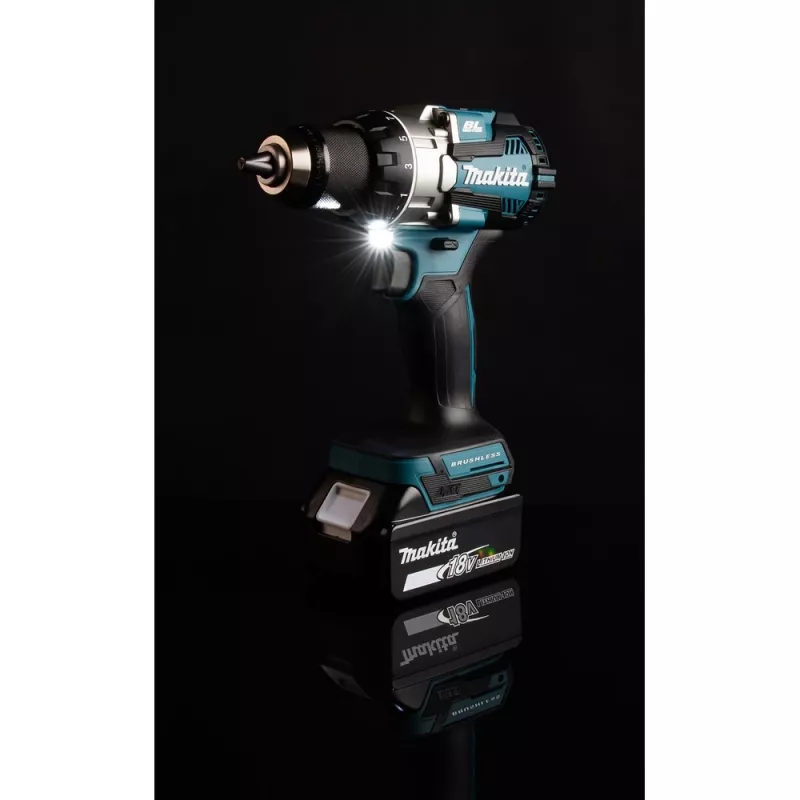 Makita DDF489RTJ Akku-Schrauber/Schlagschrauber 1800 U/min Schwarz, Blau, Stahl