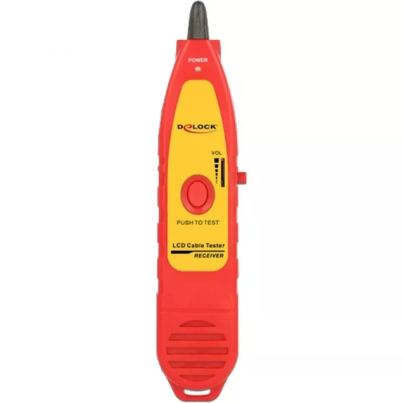 Delock 86109 Kabelfinder für Kabeltester 86108, Rot/Gelb