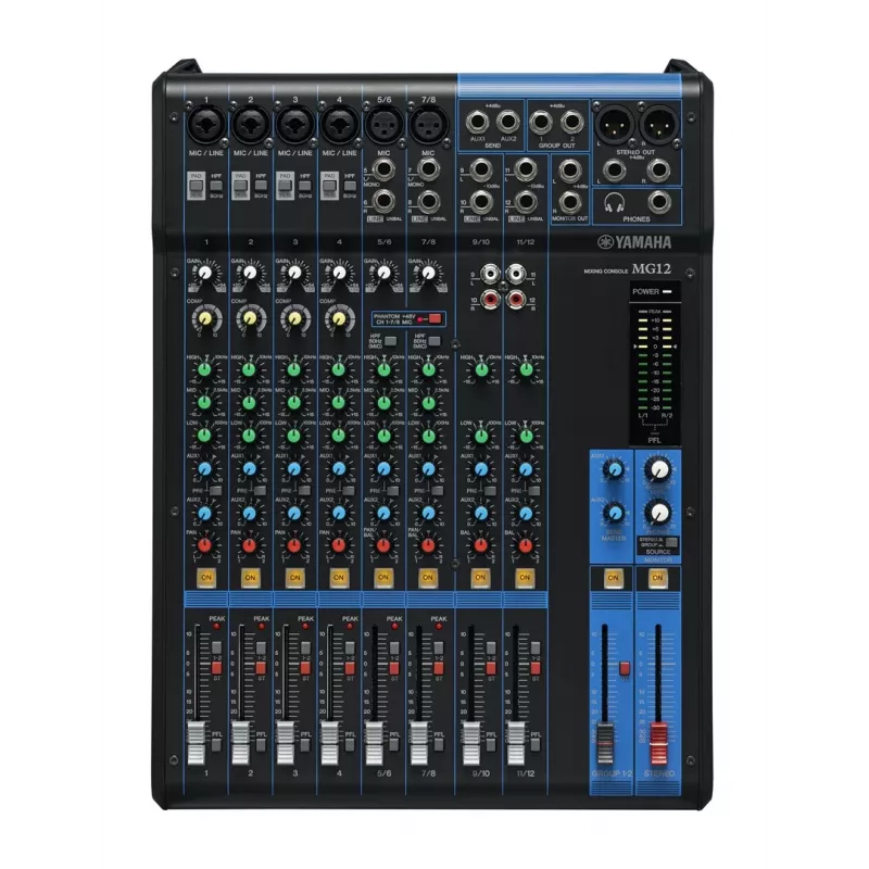 Yamaha MG12 analoges Mischpult, 12 Kanäle