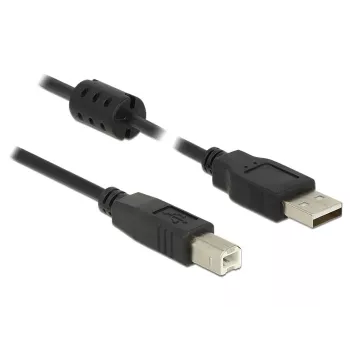 USB-Kabel DeLOCK 2m USB 2.0-A USB 2.0-B Schwarz