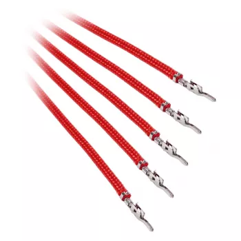BitFenix Alchemy 2.0 Netzteil-Kabelset, 5x 40 cm, Rot