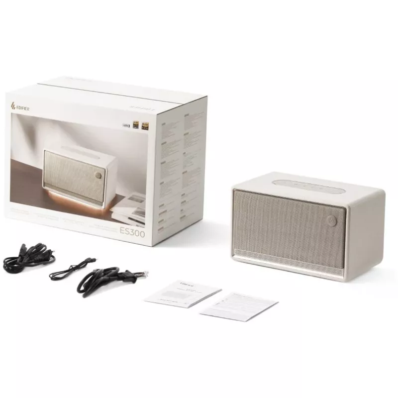Edifier ES300 WLAN Bluetooth Elfenbein Einzelhandel - Lautsprecher (ES300-IV)