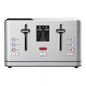 Gastroback Design Digital 4S 4 Scheiben 1900 W Edelstahl