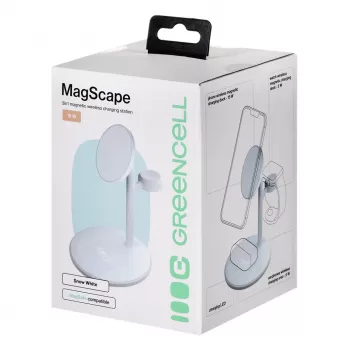 GREEN CELL INDUCTIVE CHARGER MAGSCAPE WHITE