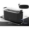 Clatronic TA 3802 4 Scheiben 1400 W Schwarz