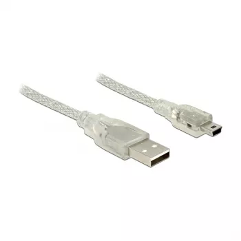 USB-Kabel DeLOCK 83909 5m USB2.0-A Mini-B Transparent