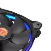 Thermaltake Riing 14 LED 256 Color CL-F043-PL14SW-B Gehäuselüfter 140 mm, 3er-Pack, 600–1400 U/min, 4-Pin