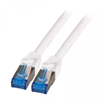 EFB-Elektronik RJ45-Patchkabel Cat.6A S/FTP TPECat.7 Rohkabel superflex Weiß 1,5 m Hersteller: EFB Elektronik (K5525FWS.1,5)
