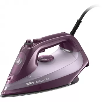 Braun TexStyle 7 Pro SI 7181 VI Bügeleisen Dampfbügeleisen EloxalPlus-Bügelsohle 3100 W Violett