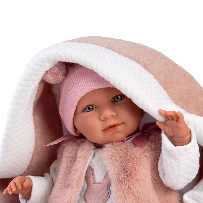 Llorens Mimi Rosa 42 cm — Llorens 74012, Vinyl und Textil, bewegliche Gliedmaßen