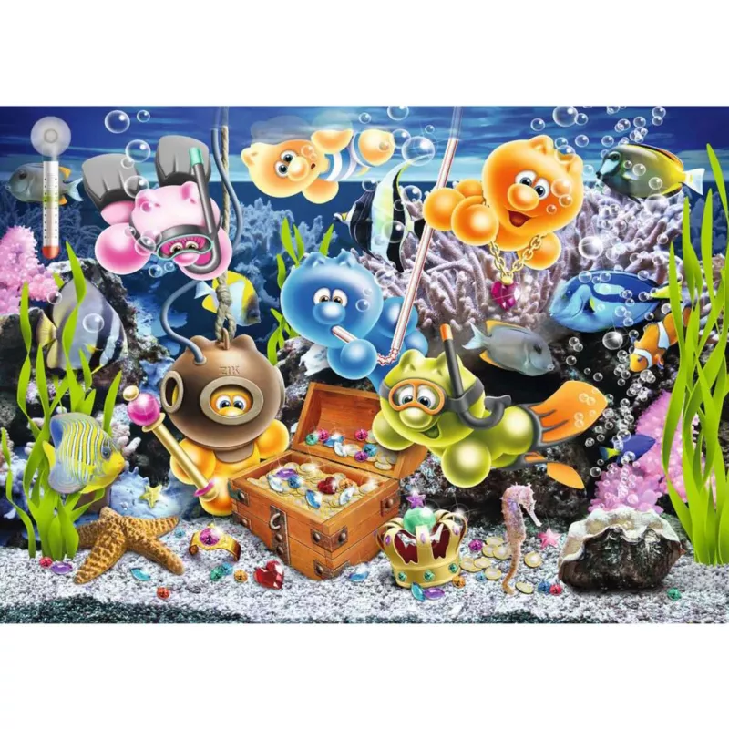 Ravensburger Puzzle 12001427 – 1000 Teile, Cartoons, empfohlen ab 14 Jahren
