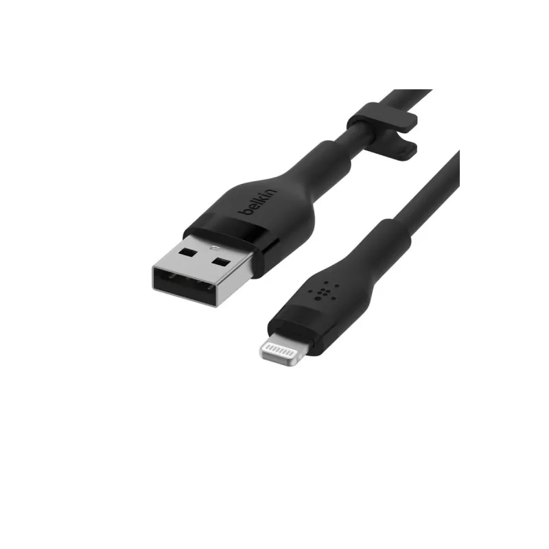 Belkin BOOST CHARGE Flex USB-A-auf-Lightning-Kabel CAA008BT1MBK, 1 m, Schwarz