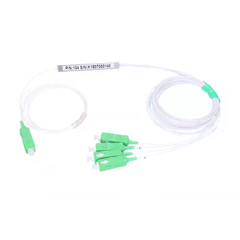 Kabel-Splitter Extralink Splitter 1:4 PLC SC/APC 900um 1,5m Grün Weiß