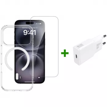 4smarts 3in1 Premium Starter Set für Apple iPhone 17 Pro, MagSafe-kompatibel