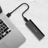 Qoltec 50312 M.2 NVMe SSD-Gehäuse, USB Type-C, schwarz