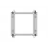 Rack 19 9U 600x600-1100 verstellbar grau