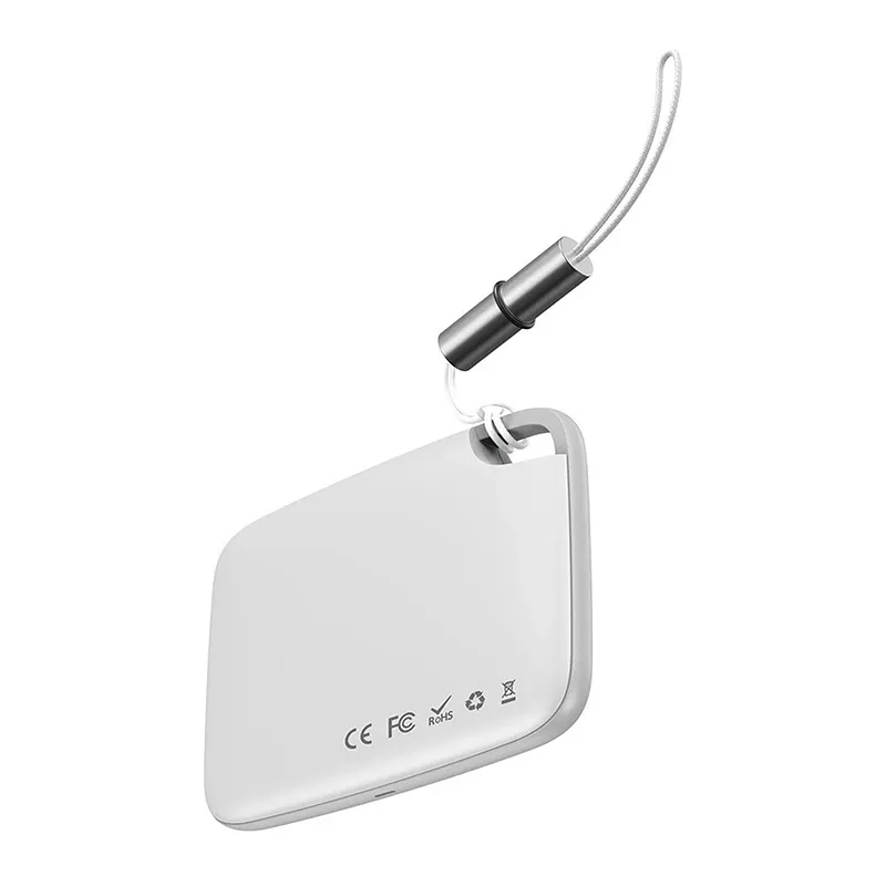 Baseus T2 ZLFDQT2-02 Mini-Schlüsselfinder (Tracker), 75 mAh, 80–100 dB, weiß