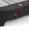 Jata JETT1587 Toaster, 400 W, 2 Quarzstäbe, herausnehmbare Krümelschublade, Edelstahl, Schwarz