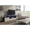 Cama TV-Ständer EVORA 200 wenge/weiß glänzend