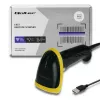 Qoltec 50867 Laser-Barcodescanner 1D/2D, USB, Schwarz