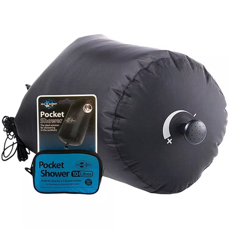 Sea to Summit Pocket Shower APSHOWER/UNI/UNI tragbare Camping-Dusche, 10 l