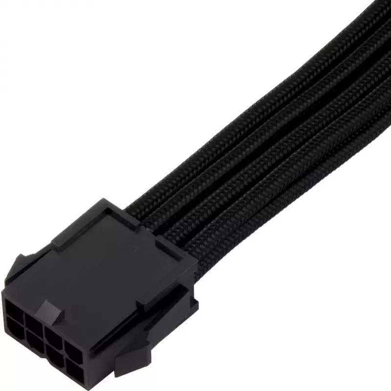 SilverStone SST-PP07E-EPS8B Verlängerungskabel EPS 8-Pin auf EPS/ATX 4+4-Pin, 30 cm, schwarz
