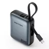 Vention FHEH0 Powerbank 10000 mAh 35 W mit USB-C-Kabel, Grau