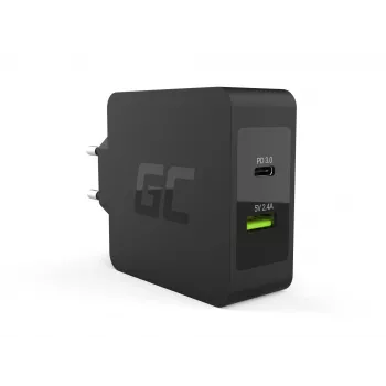 Green Cell CHAR10 Ladegerät für Mobilgeräte Schwarz Innenbereich