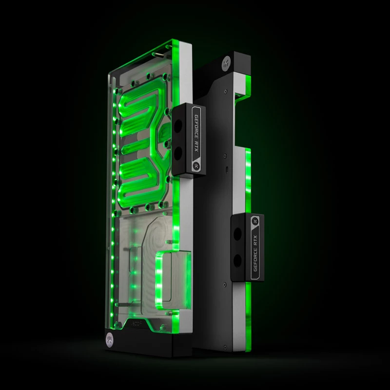 EK-Quantum Vector² FTW3 RTX 3080/90 Backplate, Silber