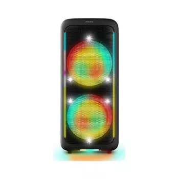 Tragbarer Party-Lautsprecher Philips TAX5000E/10 2-Wege, 100 W RMS, Bluetooth, 20–20000 Hz, 4 Ω, schwarz